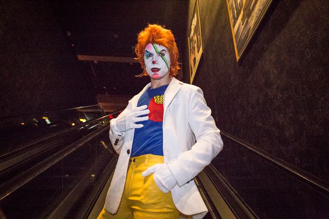 David Bowie Clown<br>